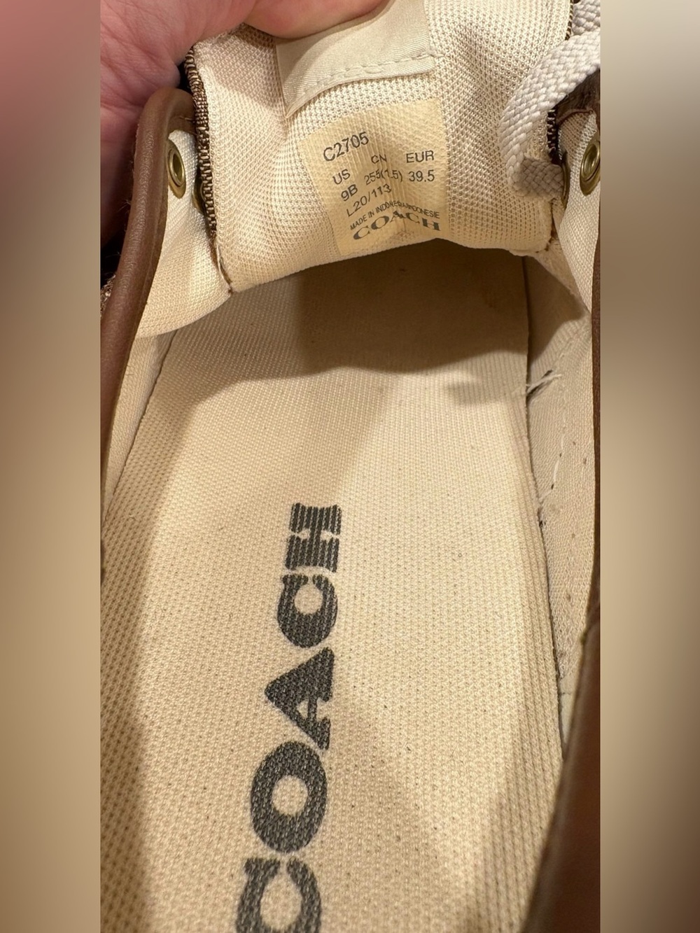 COACH CitySole Sneakers Women’s Size 9 - Picture 11 of 15